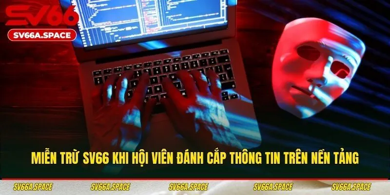 Miễn trừ SV66 khi hội viên đánh cắp thông tin trên nền tảng